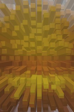 soyut renkli küpler, yaratıcı duvar kağıdı tasarımı