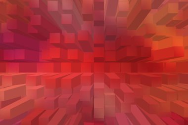 soyut renkli küpler, yaratıcı duvar kağıdı tasarımı