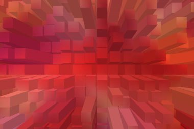 soyut renkli küpler, yaratıcı duvar kağıdı tasarımı