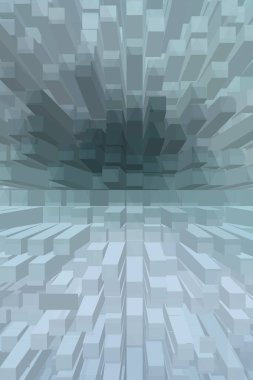 soyut renkli küpler, yaratıcı duvar kağıdı tasarımı