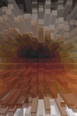 soyut renkli küpler, yaratıcı duvar kağıdı tasarımı