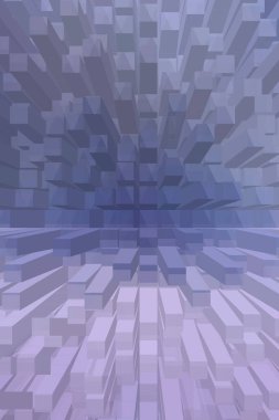 soyut renkli küpler, yaratıcı duvar kağıdı tasarımı