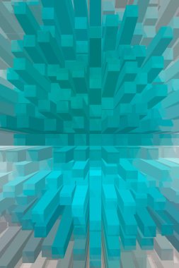 soyut renkli küpler, yaratıcı duvar kağıdı tasarımı