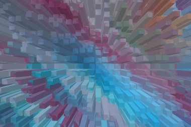 Birçok kare, piksel içeren kopyalama alanı için arkaplan 