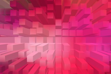 soyut renkli küpler, yaratıcı duvar kağıdı tasarımı