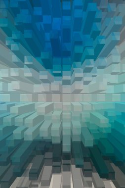 soyut renkli küpler, yaratıcı duvar kağıdı tasarımı