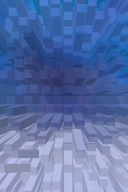 soyut renkli küpler, yaratıcı duvar kağıdı tasarımı