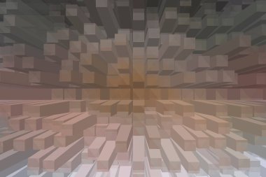 soyut renkli küpler, yaratıcı duvar kağıdı tasarımı