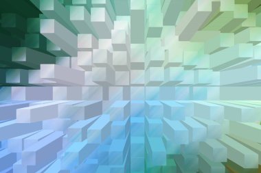 soyut renkli küpler, yaratıcı duvar kağıdı tasarımı