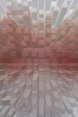 soyut renkli küpler, yaratıcı duvar kağıdı tasarımı