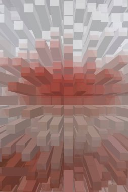 soyut renkli küpler, yaratıcı duvar kağıdı tasarımı