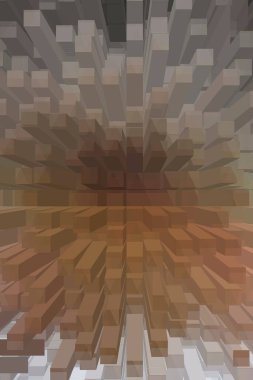 soyut renkli küpler, yaratıcı duvar kağıdı tasarımı