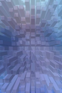 soyut renkli küpler, yaratıcı duvar kağıdı tasarımı