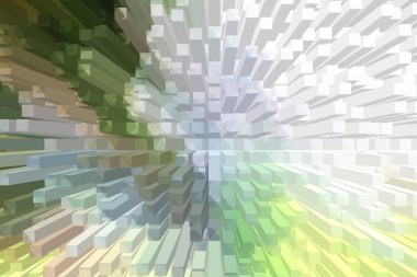 Birçok kare, piksel içeren kopyalama alanı için arkaplan 