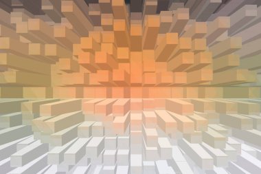 soyut renkli küpler, yaratıcı duvar kağıdı tasarımı