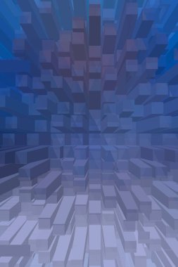 soyut renkli küpler, yaratıcı duvar kağıdı tasarımı