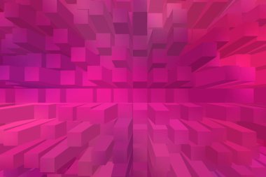 soyut renkli küpler, yaratıcı duvar kağıdı tasarımı