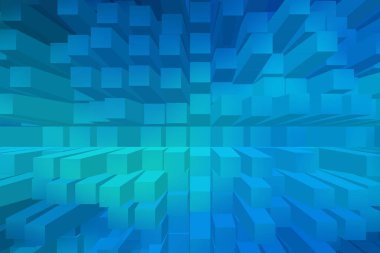 soyut renkli küpler, yaratıcı duvar kağıdı tasarımı