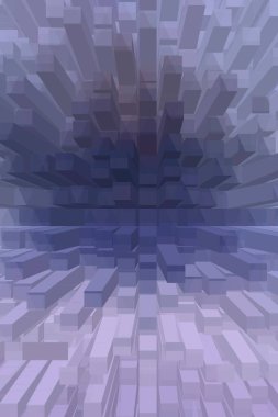 soyut renkli küpler, yaratıcı duvar kağıdı tasarımı