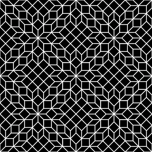 Fekete-fehér mozaik varrat nélküli — Stock Vector