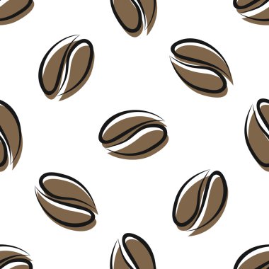 Kahve çekirdekleri dikişsiz