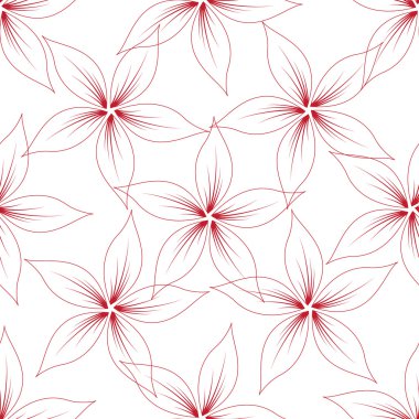 Kırmızı çiçekler sorunsuz