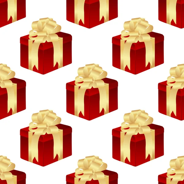 Cadeaux sans soudure isolé — Image vectorielle