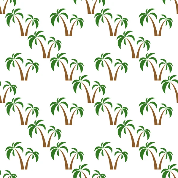 Palms seamless isolated — Stock Vector