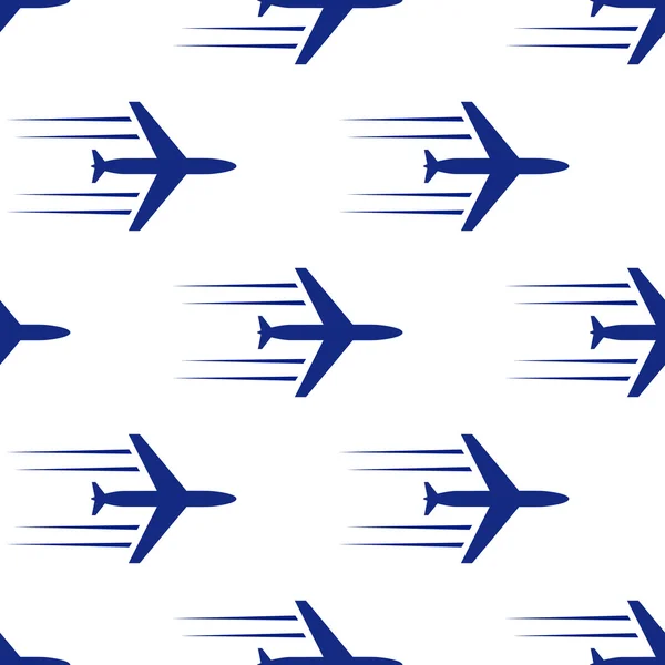 Bezproblémové modrá letadla — Stockový vektor