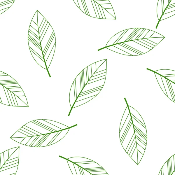 Yeşil sorunsuz yaprakları