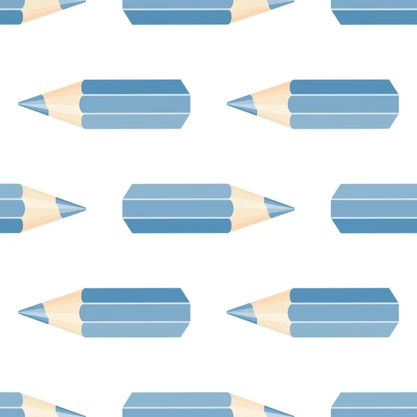 Crayon sans couture isolé — Image vectorielle