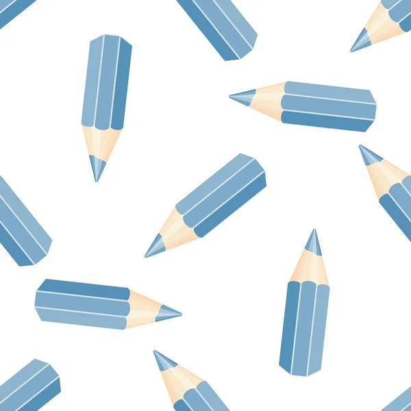 Bleistift nahtlos isoliert — Stockvektor