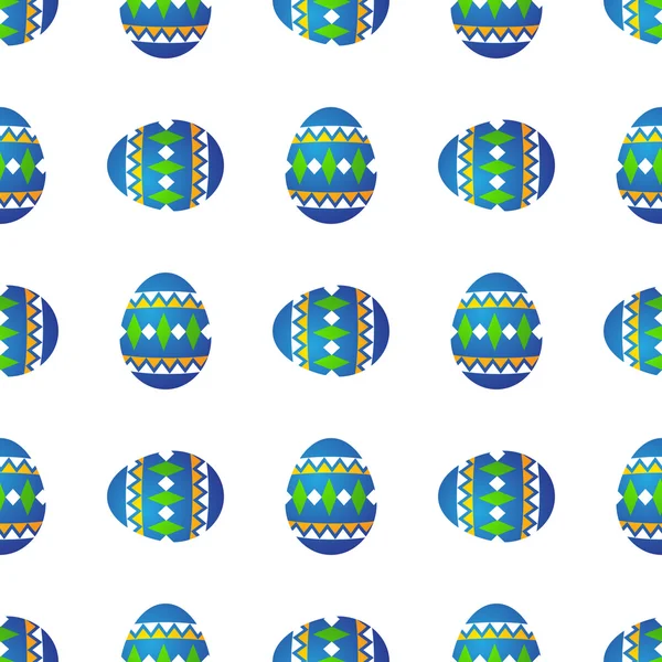 Easter eggs seamless — Stock Vector