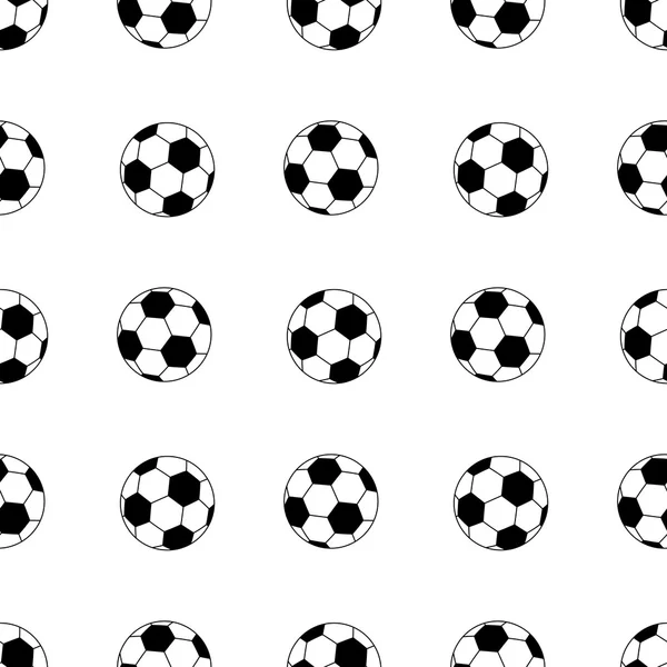 シームレスなサッカー ボール — ストックベクタ