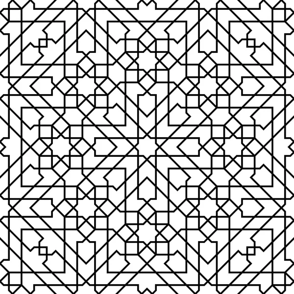 Марокканські мозаїка безшовні — стоковий вектор