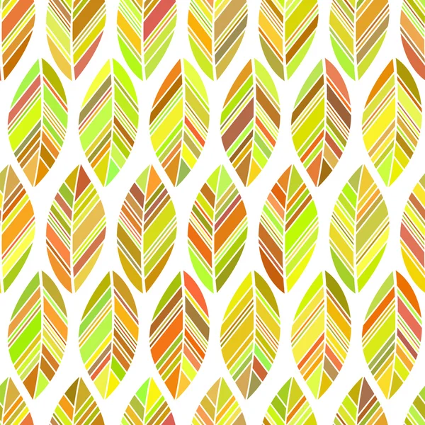 Leaves seamless colored — Stock Vector