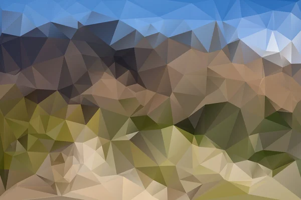 Abstrakte polygonale Landschaft — Stockvektor