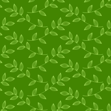 Kusursuz yeşil yapraklar arkaplanı