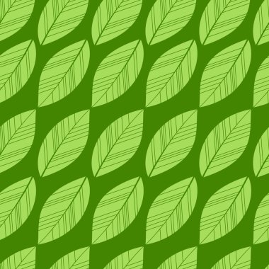 Kusursuz yeşil yapraklar arkaplanı