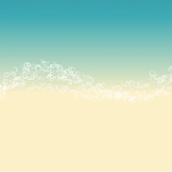 Landschap van beach — Stockvector