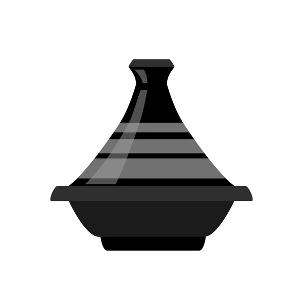 Tajine marroquí aislado — Vector de stock