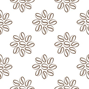 kahve çekirdekleri çiçek