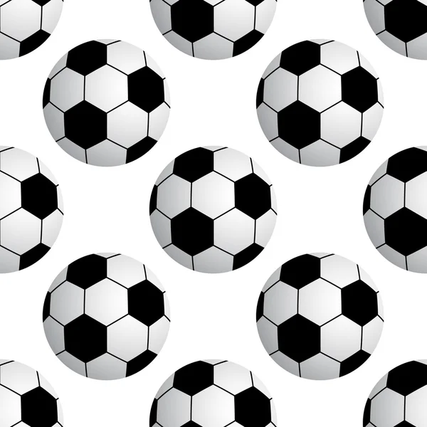 Ballon de football sans couture — Image vectorielle