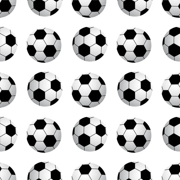 Ballon de football sans couture — Image vectorielle