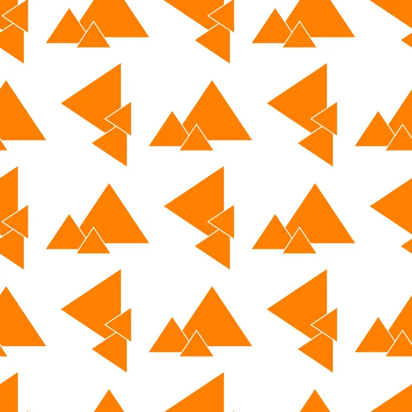 Seamless orande pyramids — Stock Vector