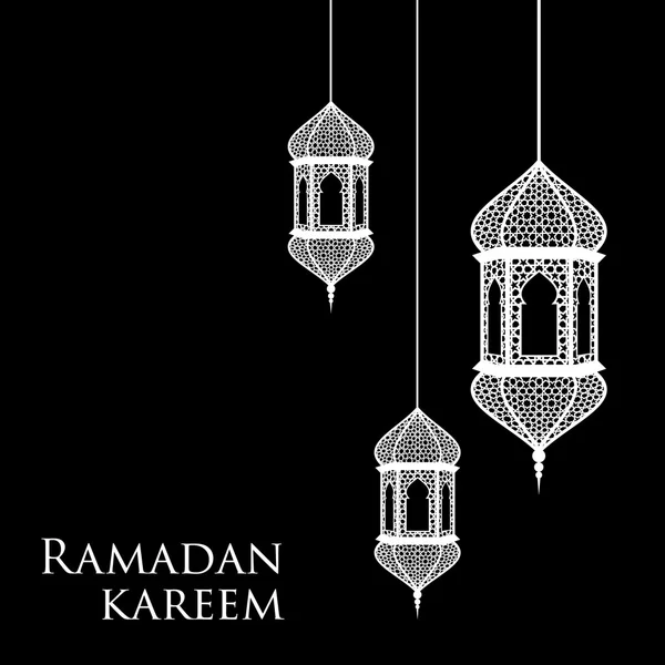 Ramadan kartka z życzeniami — Wektor stockowy