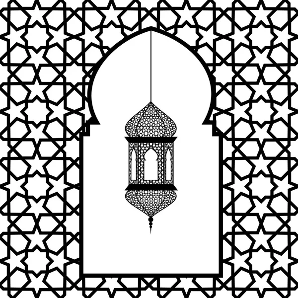 Ευχετήρια κάρτα Ραμαζανιού — Διανυσματικό Αρχείο