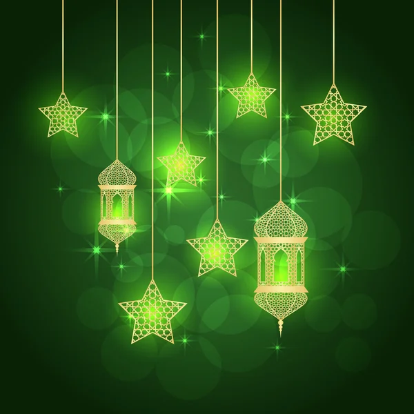 Ramadan wenskaart — Stockvector