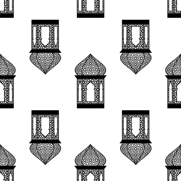 Bezešvé Ramadán lucerny — Stockový vektor