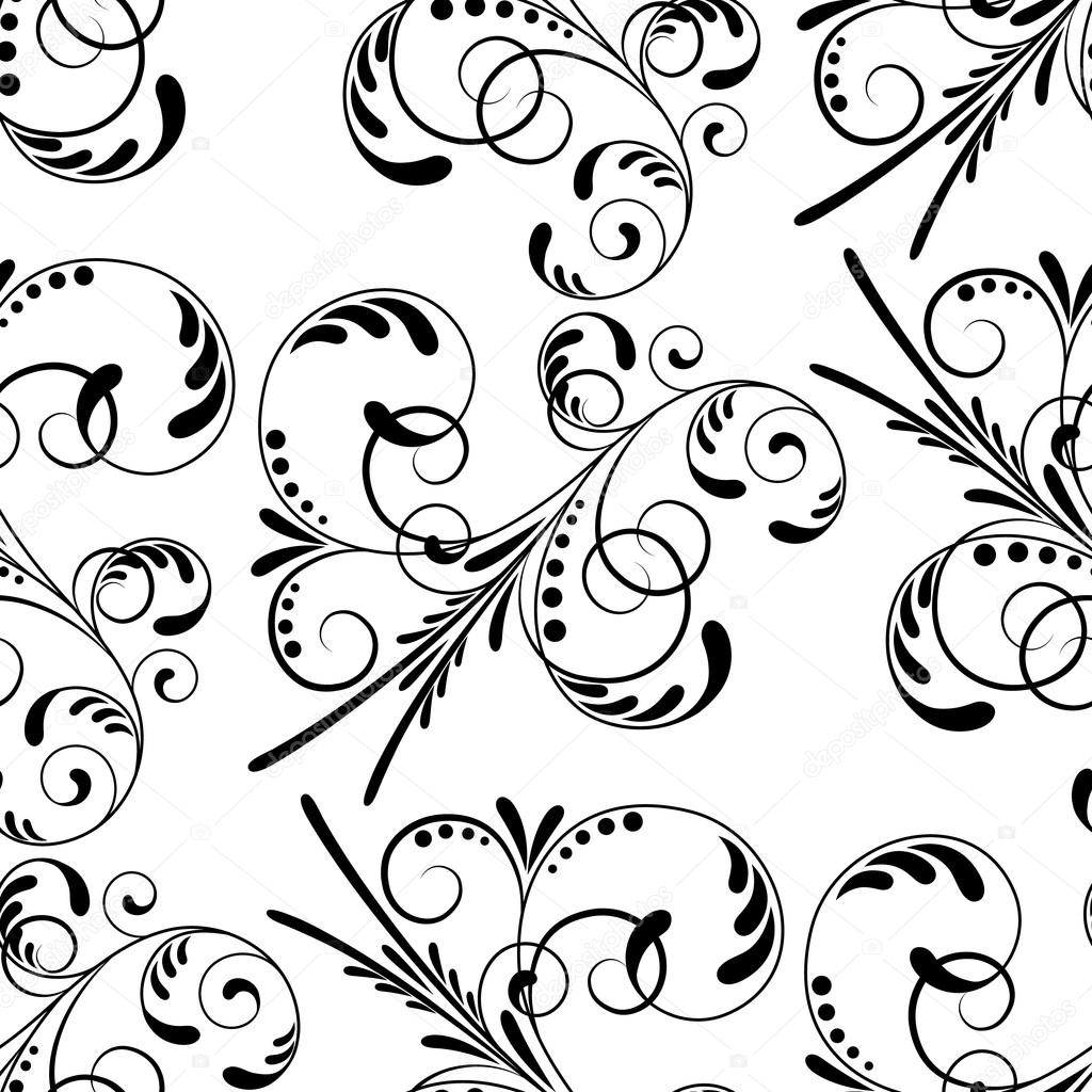 white seamless pattern